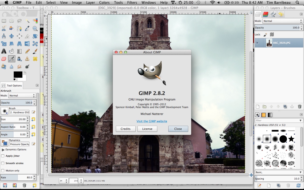 gimp image editor mac