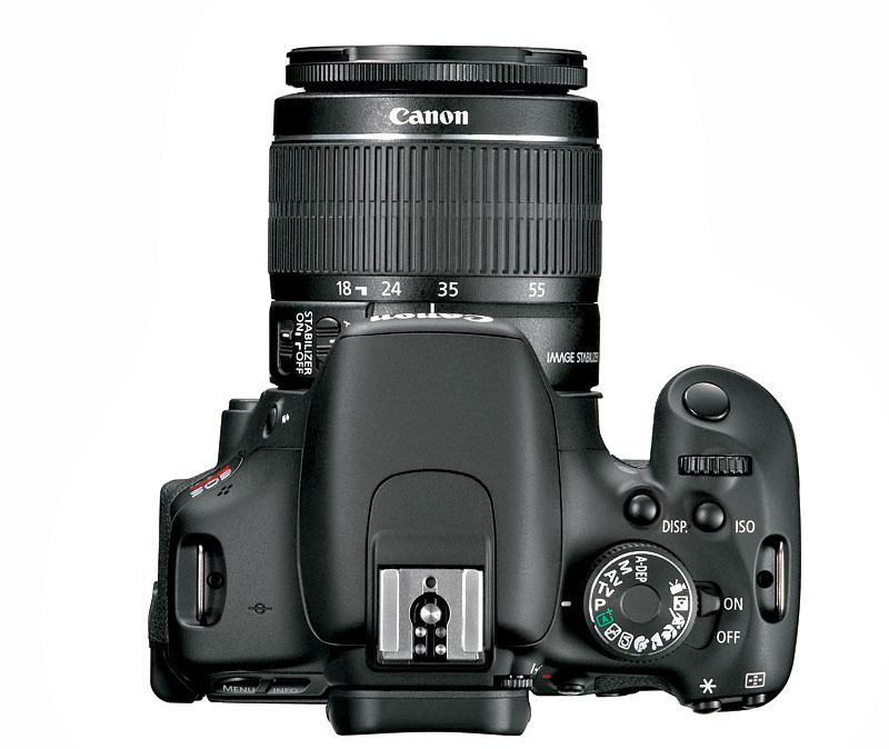 canon eos rebel t3i with 18-55 lens