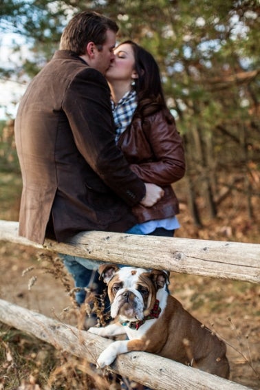 How-To: Include Pets In Wedding and Engagement Portraits