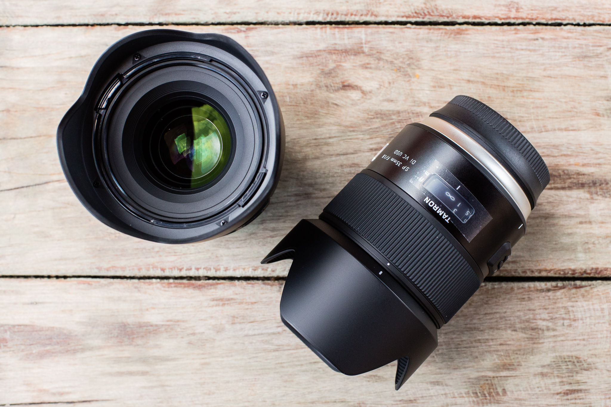 Tamron's SP 35mm f/1.8 and SP 45mm f/1.8 Close-Focusing Lenses Are 