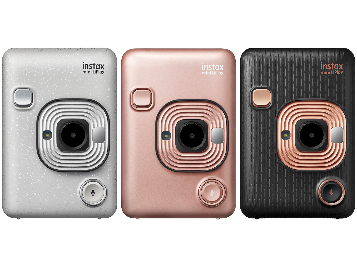 The Instax Mini LiPlay is an instant film camera that records sound