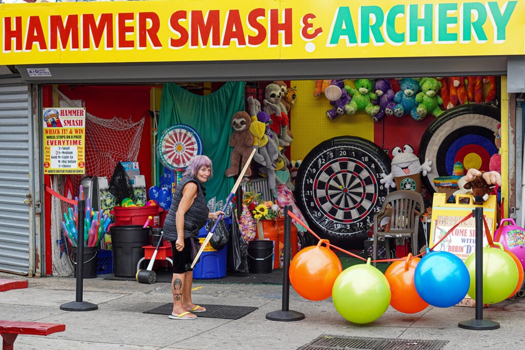 carnival archery attraction