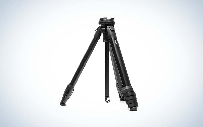 The Peak Design Carbon Fiber Tripod is our premium pick.