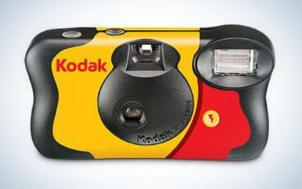Kodak Fun Saver Single Use Disposable Camera 39 Exposure with Flash  (Yellow/Red)