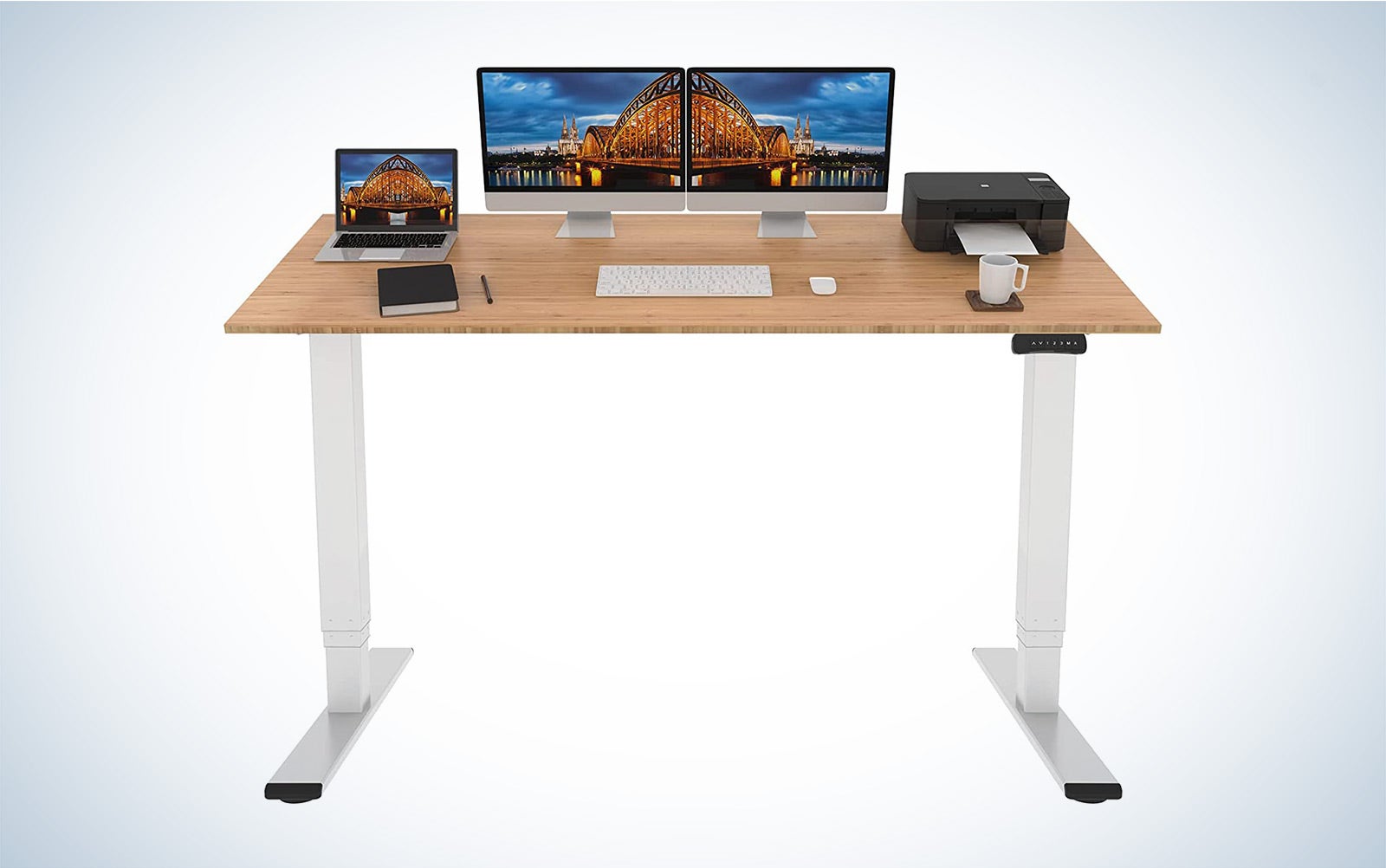 Best standing desk on sale for two monitors