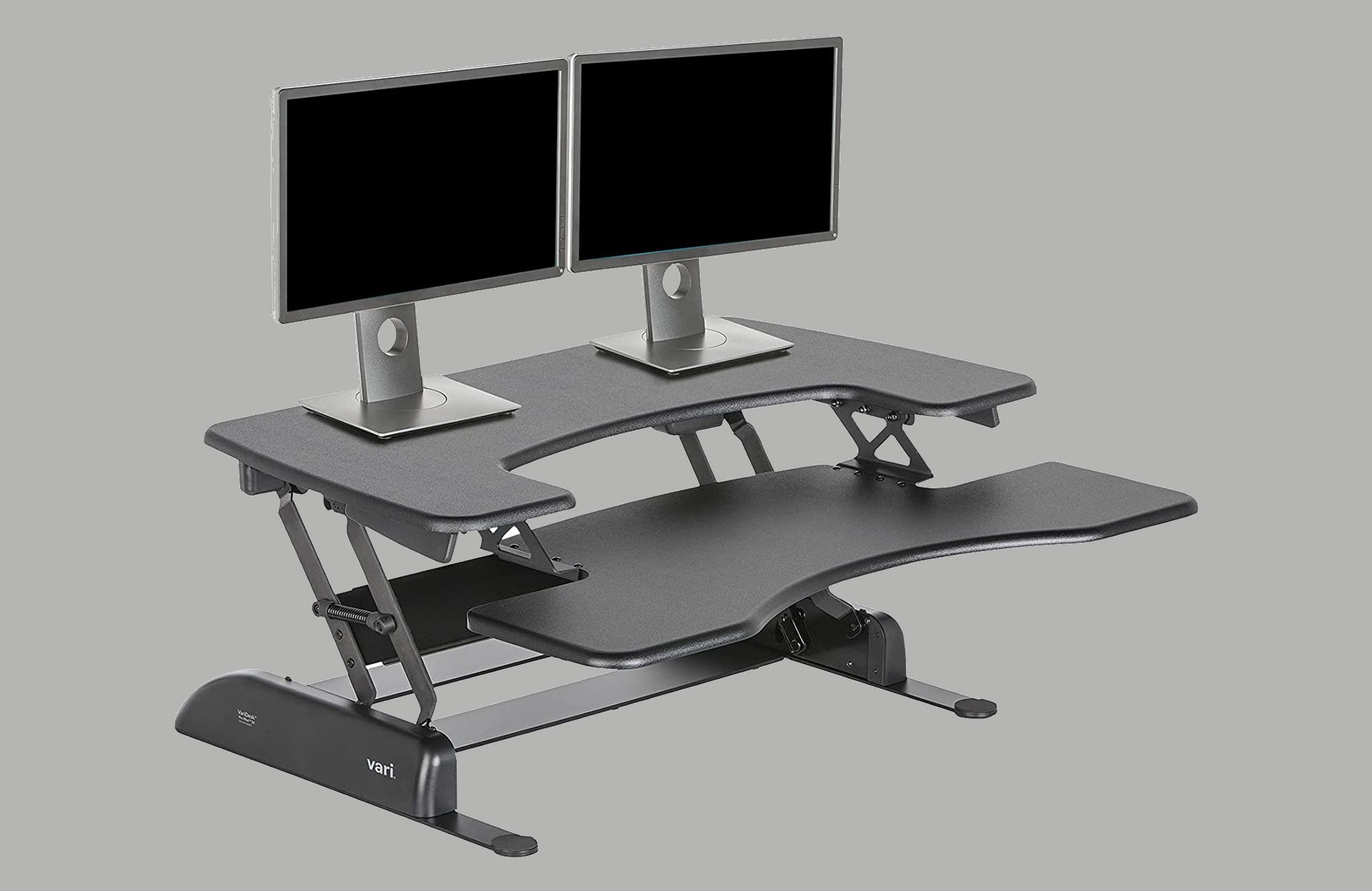 Small computer desk store for dual monitors