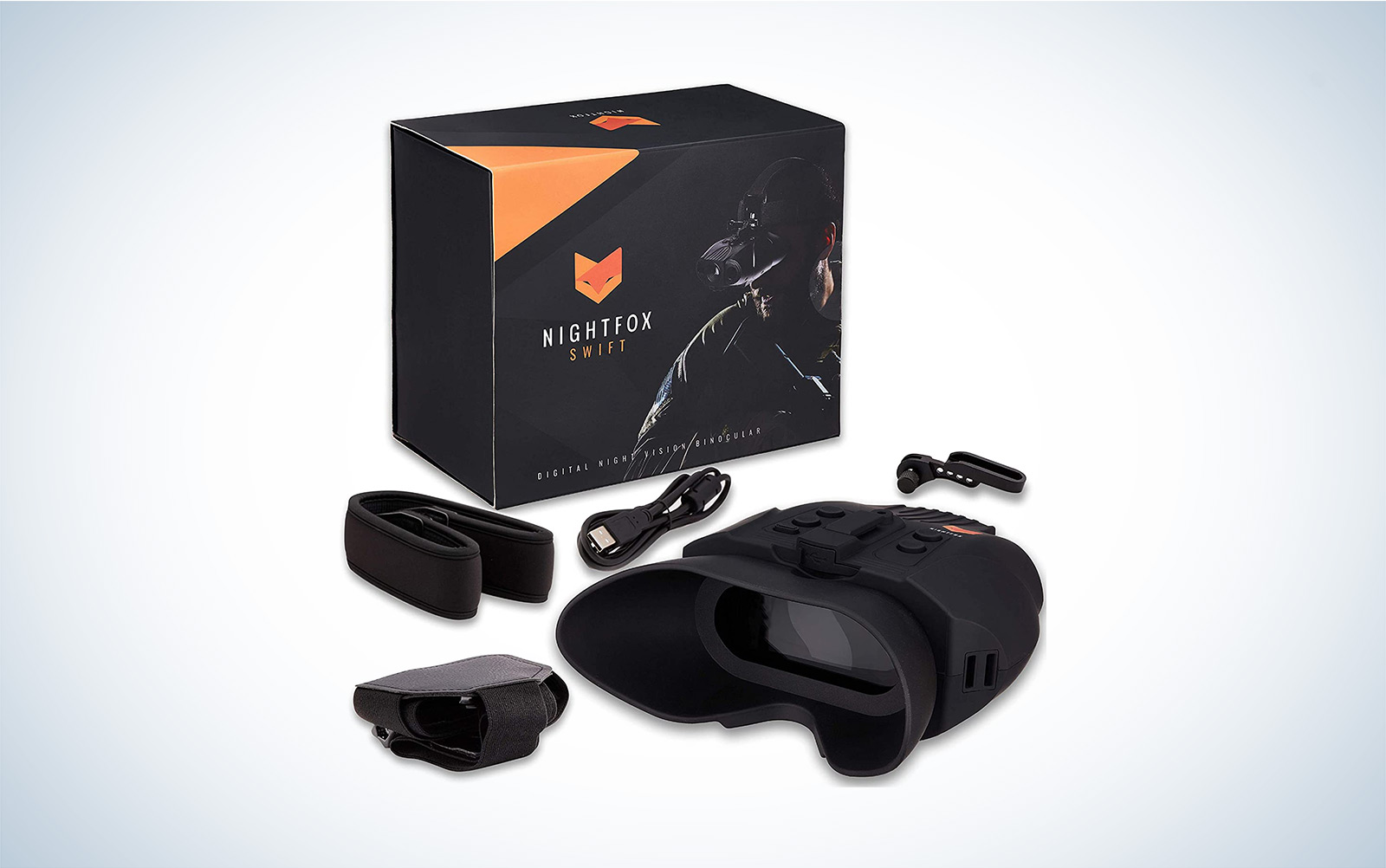 Nightfox Swift 2 and Swift 2 Pro Night Vision Goggles | Head Mounted | 1x  Magnification | 1080P HD | USB Rechargeable | Digital Infrared Night Vision