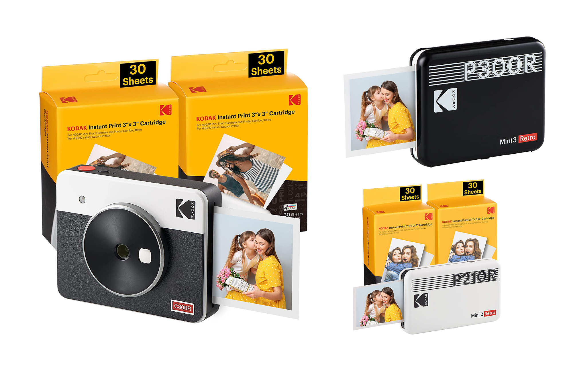 Kodak Instant Mini 2 Retro In White