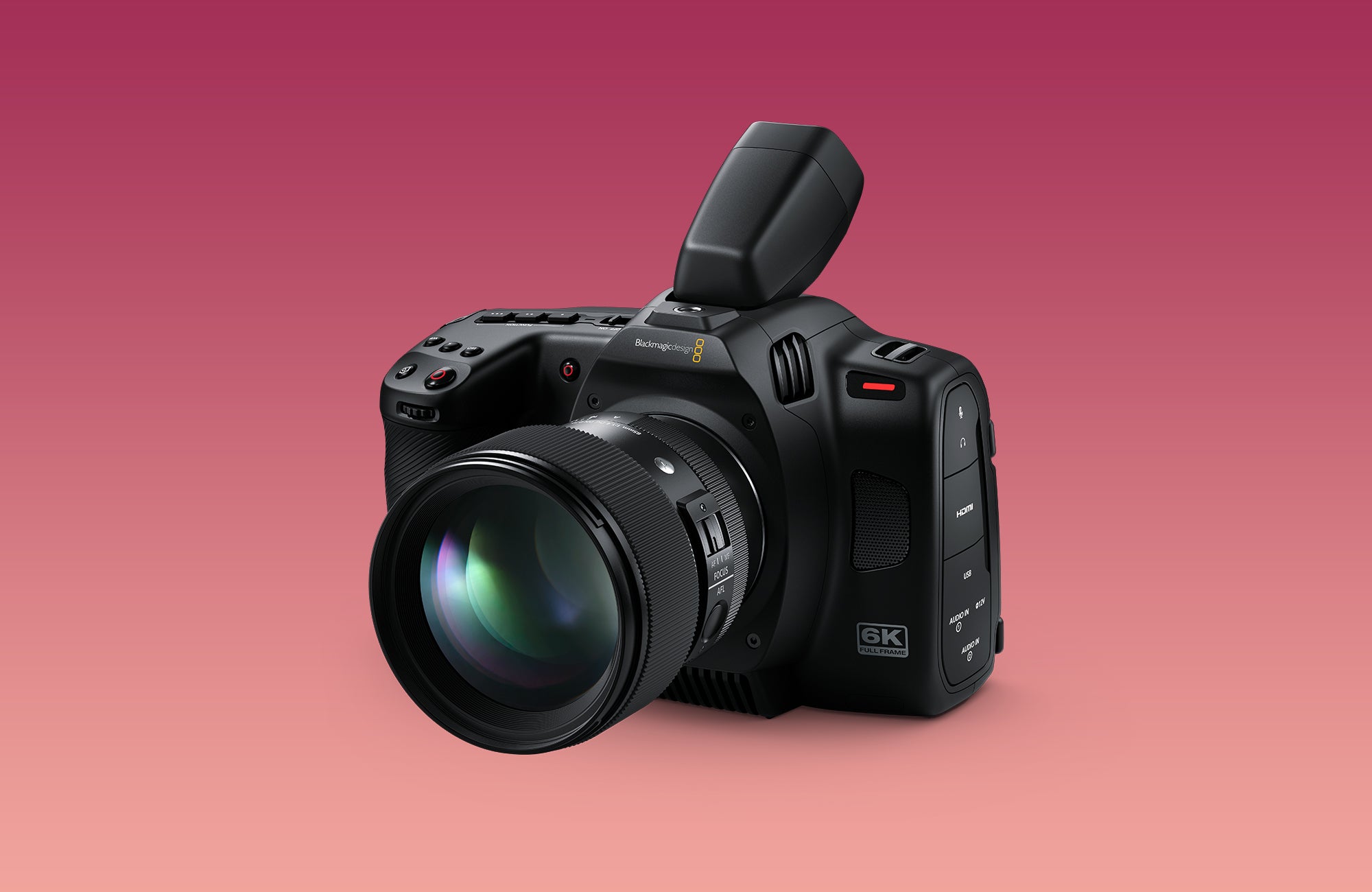 The Blackmagic Cinema Camera 6K is the company's first full